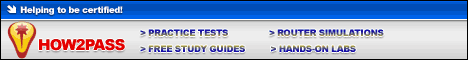 How2Pass Cisco® Certifications - It Works!